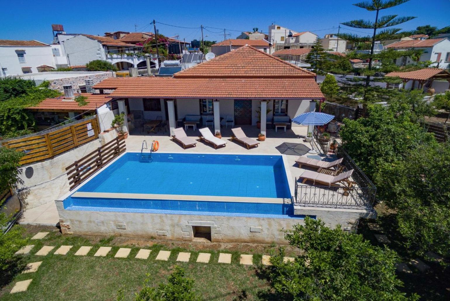 Villa Maro Large Private Pool Ac Wifi *